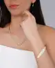 Sarı Altın Damla Taşlı Bileklik