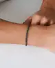 Siyah Taşlı Altın Erkek Bileklik