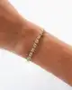 Taş Detaylı Altın Erkek Bileklik