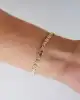 Taş Detaylı Altın Erkek Bileklik