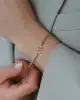 Taş Detaylı Balıksırtı Bileklik