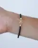 Taşlı Altın Erkek Bileklik