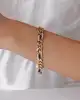 Taşlı Altın Gurmet Zincir Bileklik