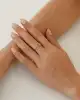 Taşlı Altın Kalp Yüzük