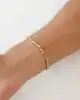 Taşlı Altın Puma Figürlü Erkek Bileklik