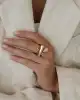 Taşlı Altın Tasarım Yüzük