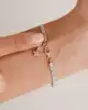 Taşlı Beyaz Altın Bileklik