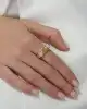 Taşlı Dörtgen Yüzük