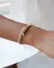 Taşlı Düğüm Kelepçe Bileklik