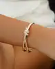 Taşlı Düğüm Kelepçe Bileklik