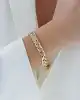Taşlı Gurmet Zincirli Mix Bileklik