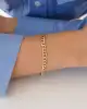 Taşlı Harf Gurmet Zincir Bileklik