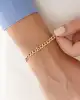 Taşlı Harf Gurmet Zincir Bileklik