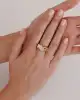 Taşlı Kalp Yüzük