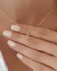 Taşlı Kedi Figürlü Kolye