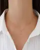 Taşlı Kedi Figürlü Kolye