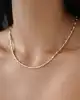 Taşlı Kemik Model Altın Kolye