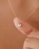 Taşlı Mini Kalp Kolye