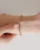 Taşlı Prizma Zincir Bileklik