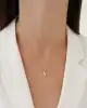 Taşlı Rüzgar Gülü Kolye
