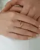Taşlı Sarmal Kemik Yüzük