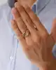 Taşlı Şövalye Altın Erkek Yüzük