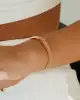 Taşlı Tasarım Altın Kelepçe Bileklik