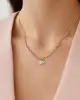 Taşlı Top Kolye