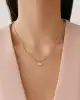 Taşlı Top Kolye