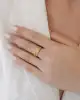 Taşlı Vintage Altın Yüzük