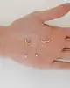 Tektaş Sallantılı Altın Küpe