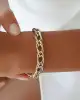 Üç Renk Altın Zincir Bileklik