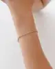 Üç Renk Dorika Toplu Altın Bileklik