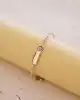 Üç Renk Dorika Toplu Altın Çocuk Bileklik