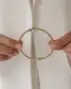 Üç Renk Halkalı Esnek Bileklik
