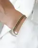 Yeşil Taşlı Altın Bileklik