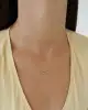 Yeşil Taşlı Damla Kolye