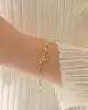 Yonca Sallantılı Ataç Zincir Bileklik