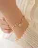 Yonca Sallantılı Ataç Zincir Bileklik