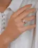 Beyaz Altın Baget Yüzük