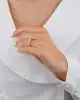Beyaz Altın Tektaş Yüzük
