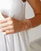 Rose Altın Sade Kelepçe Bileklik