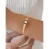 22 Ayar Baget Taşlı Hasır Bileklik