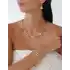 22 Ayar Taşlı Gurmet Zincirli Kolye