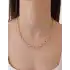 Köşeli Halka Zincir Kolye