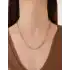 Taşlı Ataç Zincir Kolye
