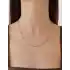 Taşlı Slim Ataç Zincir Kolye
