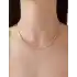 Mini Sıra Taşlı Altın Kolye