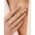 Beyaz Altın Taşlı Kolye
