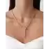 Çoklu Zincirli Altın Tasarım Kolye